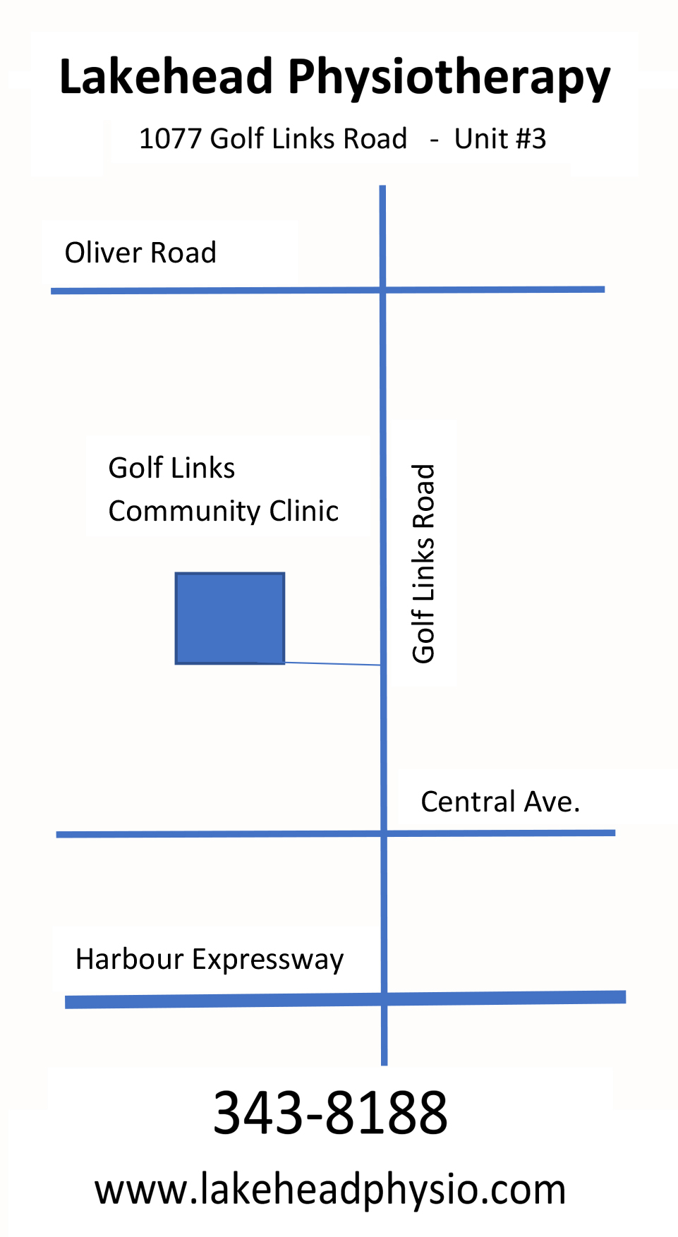 Directions to Lakehead Physiotherapy